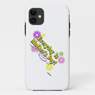 Capa Para iPhone Da Case-Mate Todo Dia É Dia de as mães! Flores e Tipo