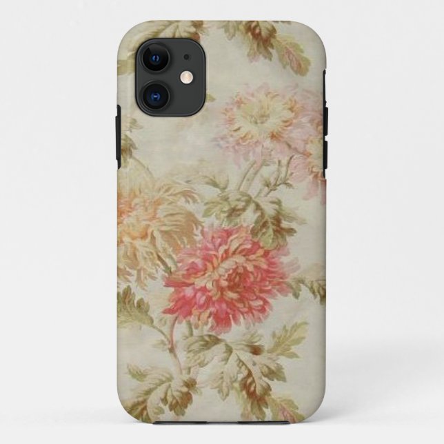 Capa Para iPhone Da Case-Mate Toile floral francês antigo (Verso)
