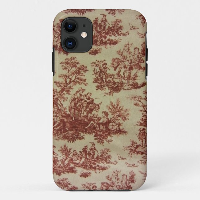 Capa Para iPhone Da Case-Mate Toile Francês a Rosa (Verso)