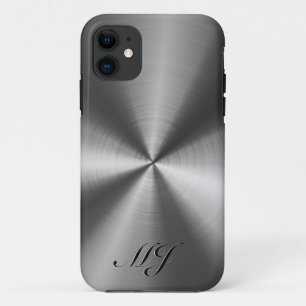Capa Para iPhone Da Case-Mate Tons de Cinza média metálicos Procura de aço inoxi