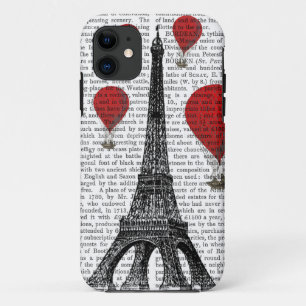 Capa Para iPhone Da Case-Mate Torre Eiffel e balões de ar quente