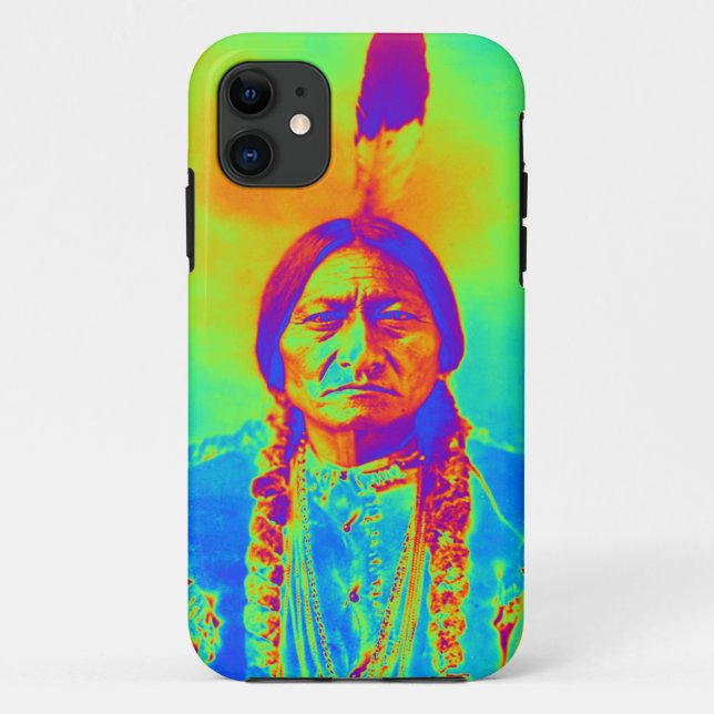 Capa Para iPhone Da Case-Mate Touro Sentado Americano Nativo (Verso)