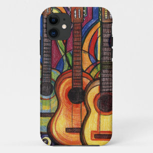 Capa Para iPhone Da Case-Mate Três guitarra