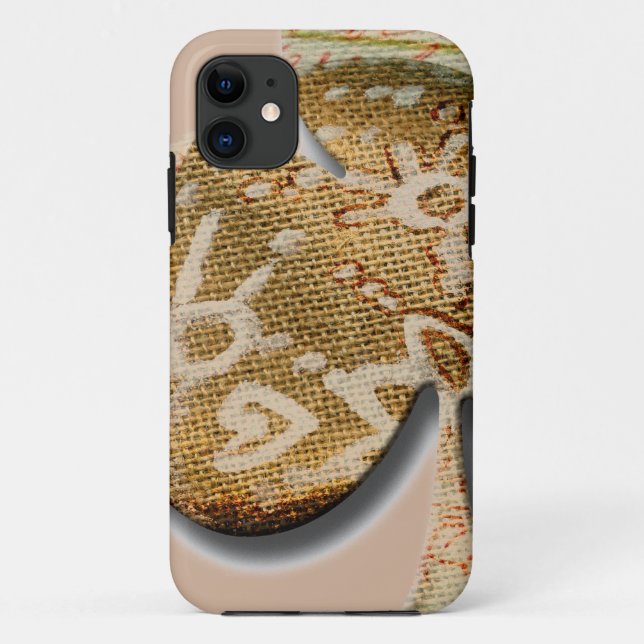 Capa Para iPhone Da Case-Mate trevo canvas (Verso)