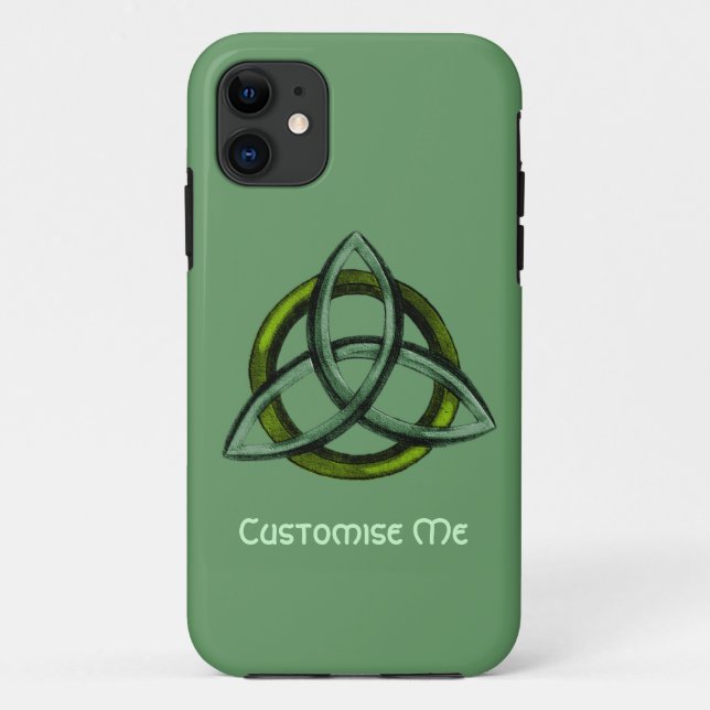 Capa Para iPhone Da Case-Mate Triquetra (verde) (Verso)