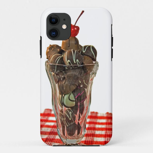 Capa Para iPhone Da Case-Mate Trufa de Chocolate Sundae (Verso)