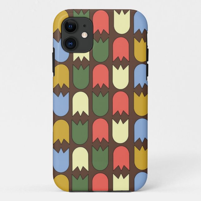 Capa Para iPhone Da Case-Mate tulipas modernas no caso iPhone5 (Verso)