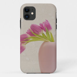 Capa Para iPhone Da Case-Mate Tulipas Rosa E rendas