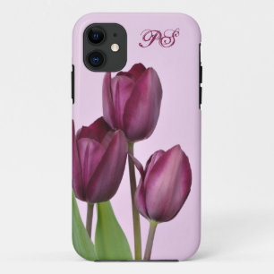 Capa Para iPhone Da Case-Mate Tulipas roxas