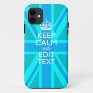 Capa Para iPhone Da Case-Mate Turquesa Aqua Mantenha Calma E O Seu Rato De Texto
