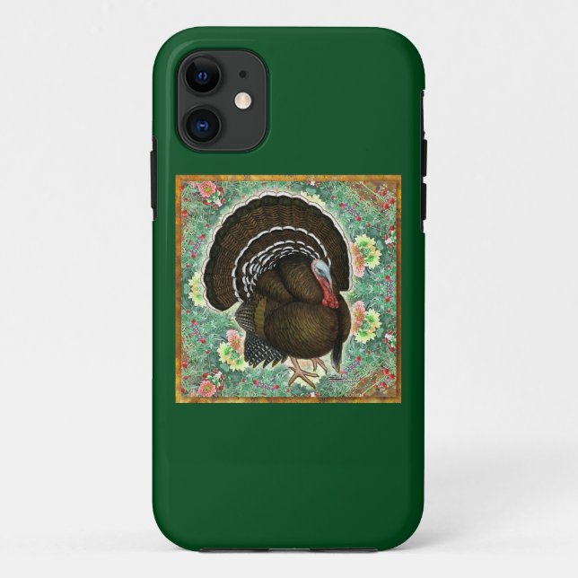 Capa Para iPhone Da Case-Mate Turquia nos Verdes (Verso)