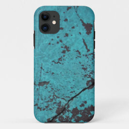 Capa Para iPhone Da Case-Mate Turquoise Blue Rusted