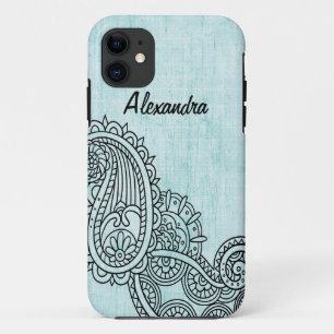 Capa Para iPhone Da Case-Mate Turquoise Mehndi Motif BT iPhone 5 Caso