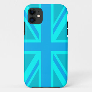 Capa Para iPhone Da Case-Mate Turquoise Union Jack British Flag