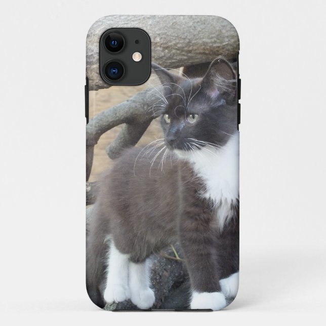 Capa Para iPhone Da Case-Mate Tuxedo Kitten (Verso)
