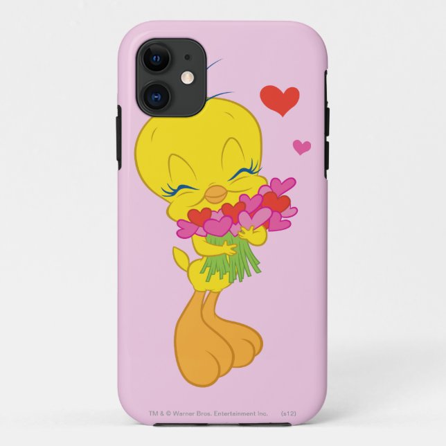 Capa Para iPhone Da Case-Mate TWEETY™ Hearts (Verso)