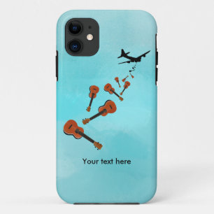 Capa Para iPhone Da Case-Mate Ukuleles caindo de avião e avião