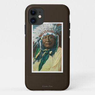 Capa Para iPhone Da Case-Mate Um chefe indiano PortraitColorado do Arapahoe