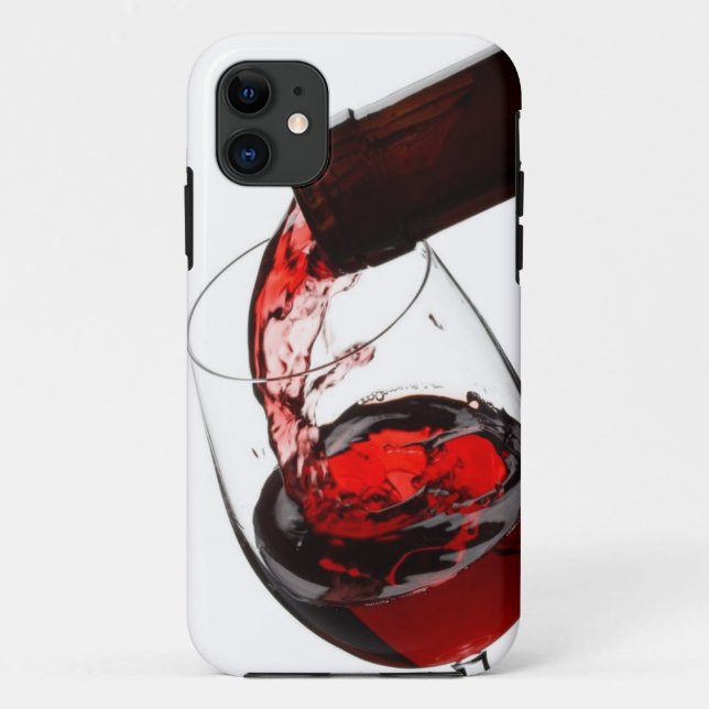Capa Para iPhone Da Case-Mate Um copo de vinho tinto (Verso)