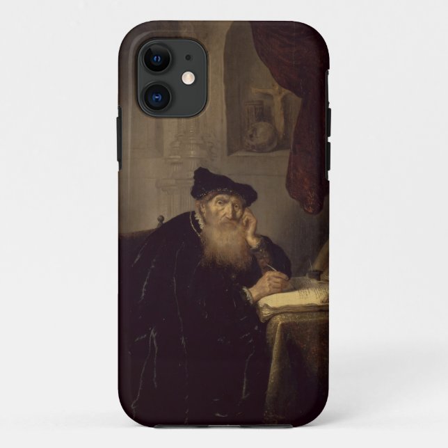 Capa Para iPhone Da Case-Mate Um filósofo, 1635 (óleo no painel) (Verso)