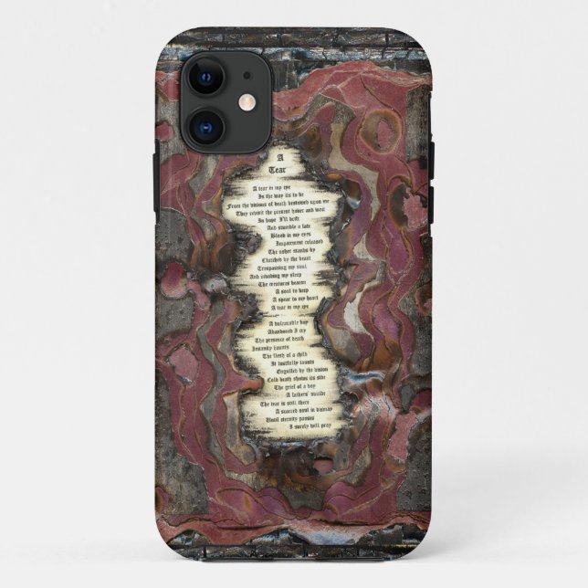 Capa Para iPhone Da Case-Mate Uma lágrima (Verso)