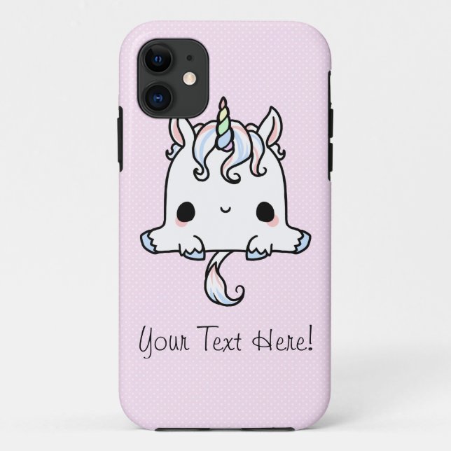 Capa Para iPhone Da Case-Mate Unicórnio seu texto aqui! (Verso)