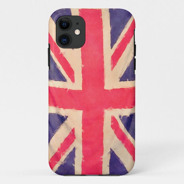 Capa Para iPhone Da Case-Mate Union JACK FLAG grunge (Verso)