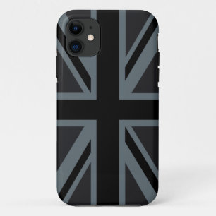 Capa Para iPhone Da Case-Mate Union Jack preto corajoso