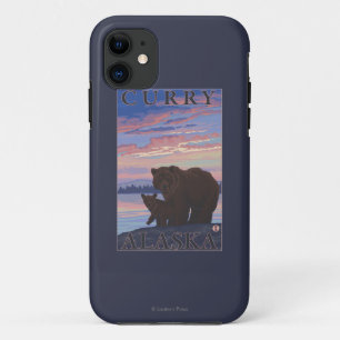 Capa Para iPhone Da Case-Mate Urso e Cub - caril, Alaska