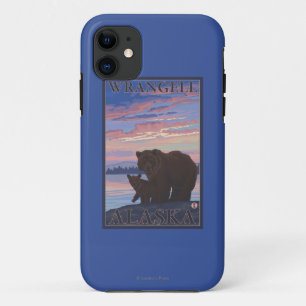 Capa Para iPhone Da Case-Mate Urso e Cub - Wrangell, Alaska