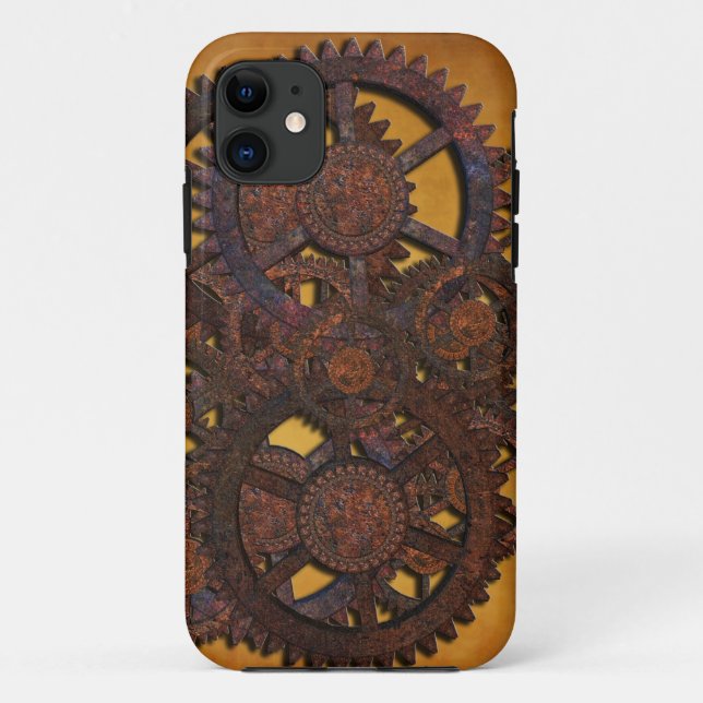 Capa Para iPhone Da Case-Mate Ursos Rusty Steampunk (Verso)