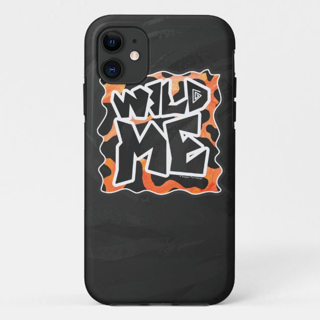 Capa Para iPhone Da Case-Mate Vaca Preta e Laranja Selvagem (Verso)
