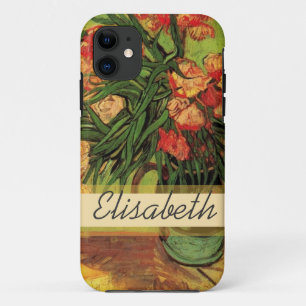 Capa Para iPhone Da Case-Mate Vaso de Natureza Morta com Oleandros e Livros, Van