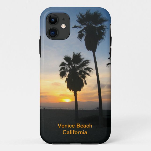 Capa Para iPhone Da Case-Mate Venice Beach California Sunset (Verso)