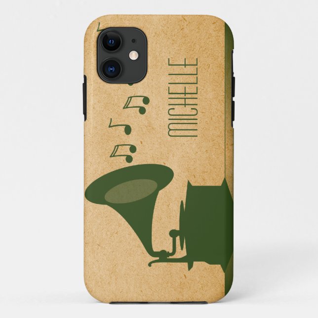 Capa Para iPhone Da Case-Mate Verdadeiro Gramofone BT iPhone 5 Caso (Verso)