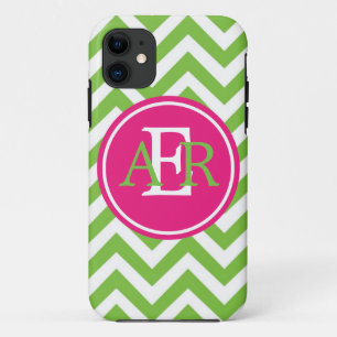 Capa Para iPhone Da Case-Mate Verde com monograma da inveja