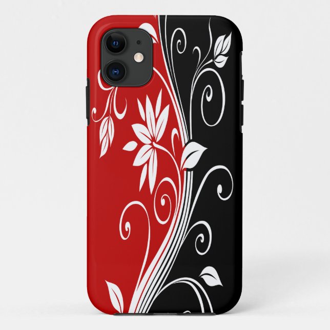 Capa Para iPhone Da Case-Mate Vermelho Branco e Preto (Verso)