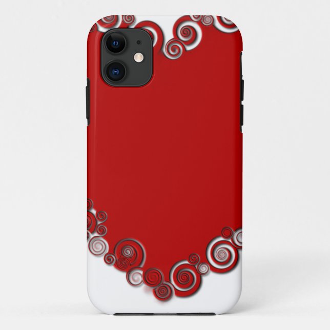 Capa Para iPhone Da Case-Mate Vermelho Namorados Romântico (Verso)