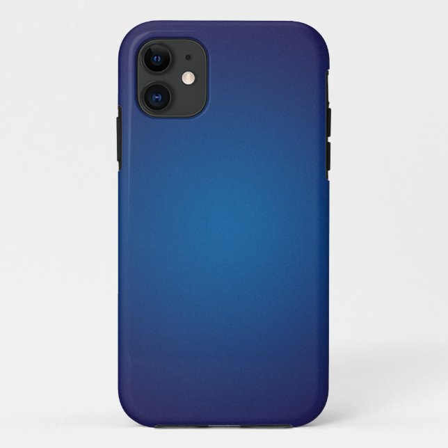 Capa Para iPhone Da Case-Mate Vigneta azul legal granulada (Verso)