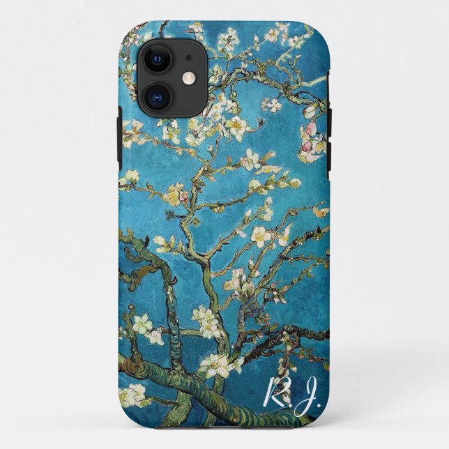 Capa Para iPhone Da Case-Mate Vincent van Gogh, Amendoeira em Flor (Verso)