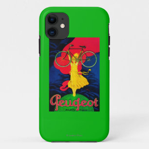 Capa Para iPhone Da Case-Mate Vintage PosterEurope da bicicleta de Peugeot
