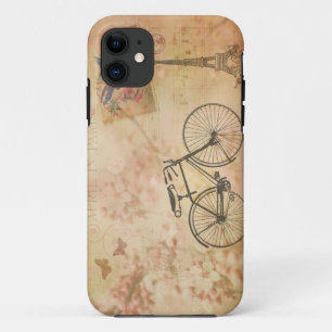 Capa Para iPhone Da Case-Mate Vintage romântico Paris na colagem do primavera