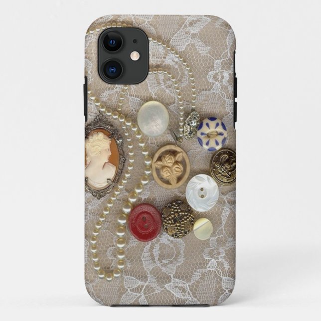 Capa Para iPhone Da Case-Mate Vintage Treasures (Verso)