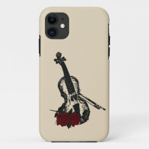 Capa Para iPhone Da Case-Mate Violino e Rosas