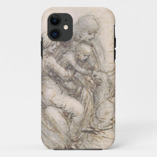 Capa Para iPhone Da Case-Mate Virgin e criança com St Anne, c.1501-10 (caneta e