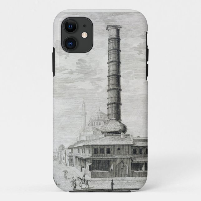 Capa Para iPhone Da Case-Mate Vista da coluna de Constantim e do Principa (Verso)