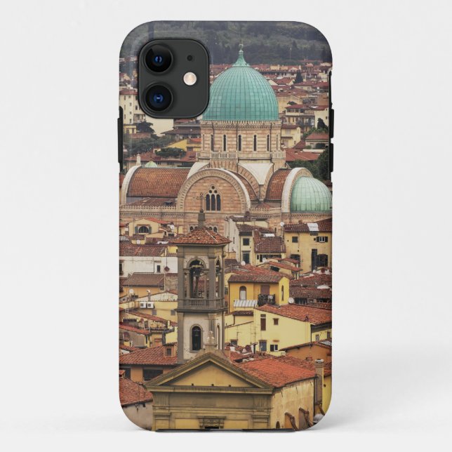 Capa Para iPhone Da Case-Mate Vista de Florença, Italia da praça (Verso)