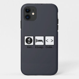 Capa Para iPhone Da Case-Mate visto de Nerd do código de repouso
