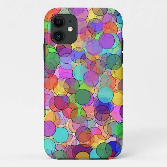 Capa Para iPhone Da Case-Mate Vitral das bolinhas (Verso)