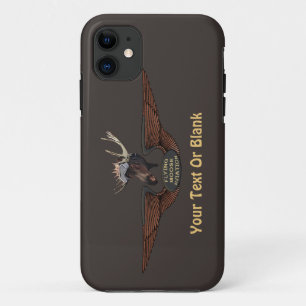 Capa Para iPhone Da Case-Mate Voando Moose Bush Piloto Wings